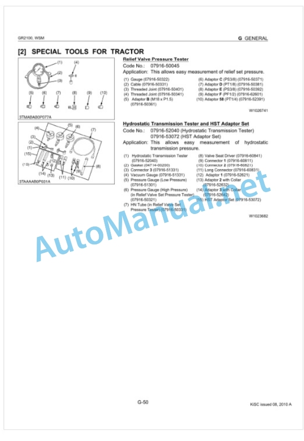 Kubota GR2100 Workshop Manual PDF 2 Kubota GR2100 Workshop Manual PDF-2