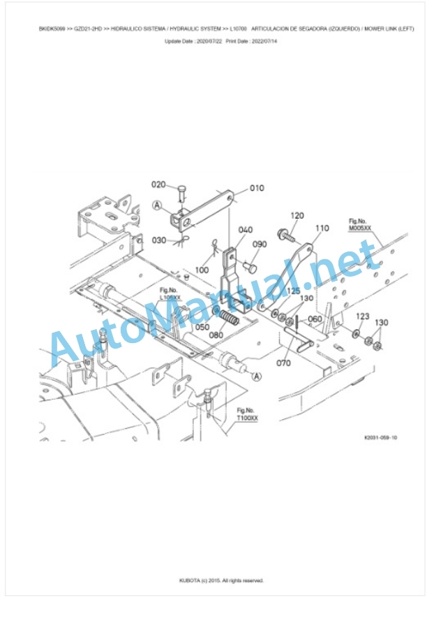 Kubota GZD21-2HD Parts Manual PDF BKIDK5099 5 Kubota GZD21-2HD Parts Manual PDF BKIDK5099-5