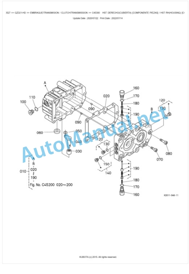 Kubota GZD21-HD Parts Manual PDF BKIDK0527 4 Kubota GZD21-HD Parts Manual PDF BKIDK0527-4