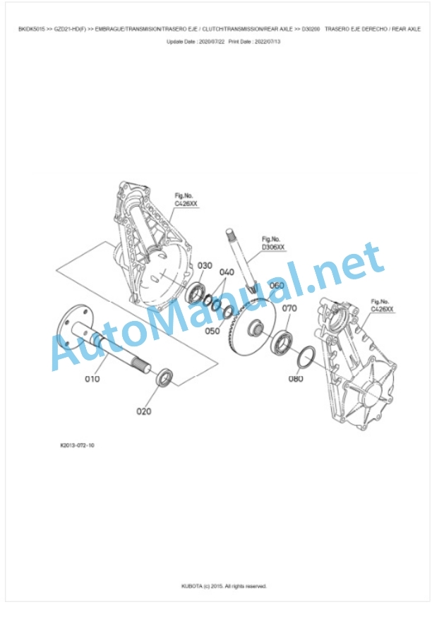 Kubota GZD21-HD(F) Parts Manual PDF BKIDK5015 4 Kubota GZD21-HD(F) Parts Manual PDF BKIDK5015-4