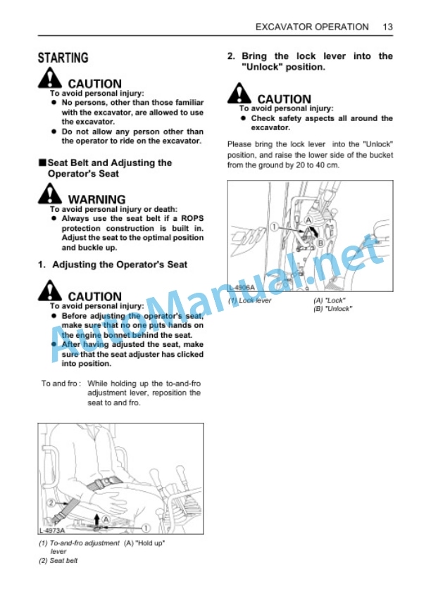 Kubota K008-3 Excacator Operators Manual PDF 3 Kubota K008-3 Excacator Operators Manual PDF - Image 3