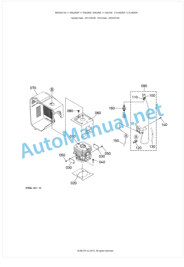 Kubota KBL85SP Parts Manual PDF BKIDA5142 1 Kubota KBL85SP Parts Manual PDF BKIDA5142