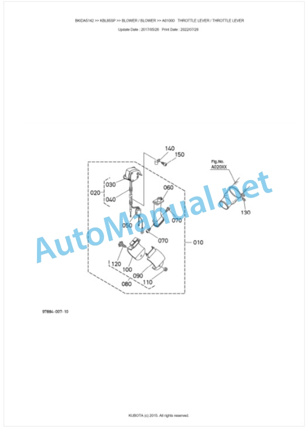 Kubota KBL85SP Parts Manual PDF BKIDA5142 4 Kubota KBL85SP Parts Manual PDF BKIDA5142-4