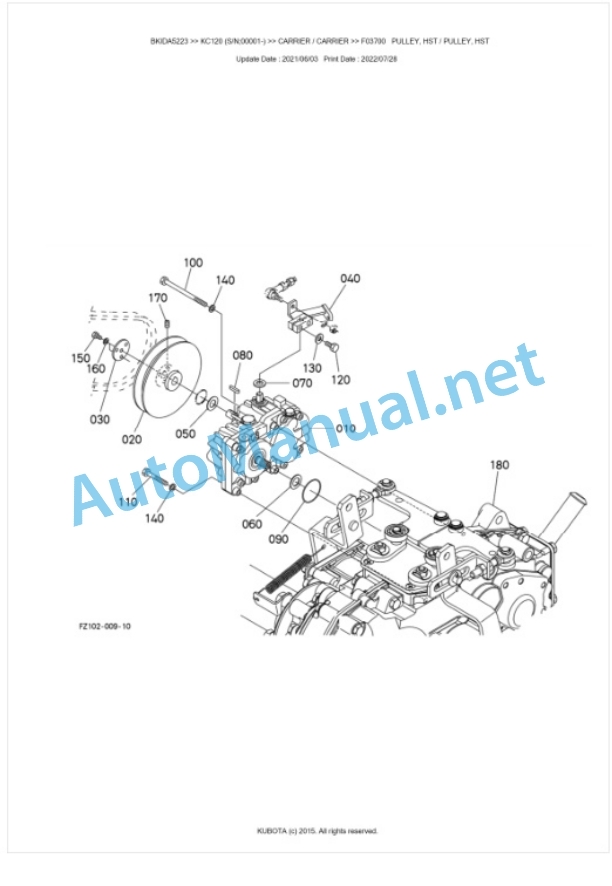 Kubota KC120 Parts Manual PDF BKIDA5223 4 Kubota KC120 Parts Manual PDF BKIDA5223-4