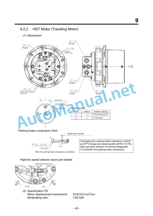 Kubota KC250H, KC250HR Dumper Workshop Manual PDF 5 Kubota KC250H, KC250HR Dumper Workshop Manual PDF - Image 5