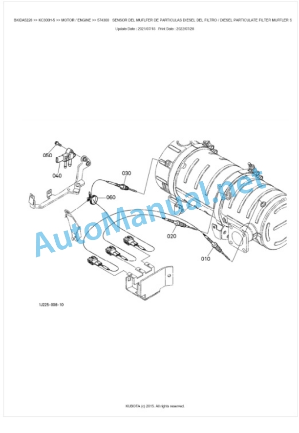 Kubota KC300H-5 Parts Manual PDF BKIDA5226 4 Kubota KC300H-5 Parts Manual PDF BKIDA5226-4