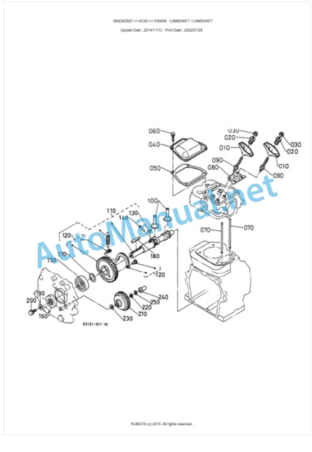Kubota KC40 Parts Manual PDF BKIDK0597 2 Kubota KC40 Parts Manual PDF BKIDK0597-2