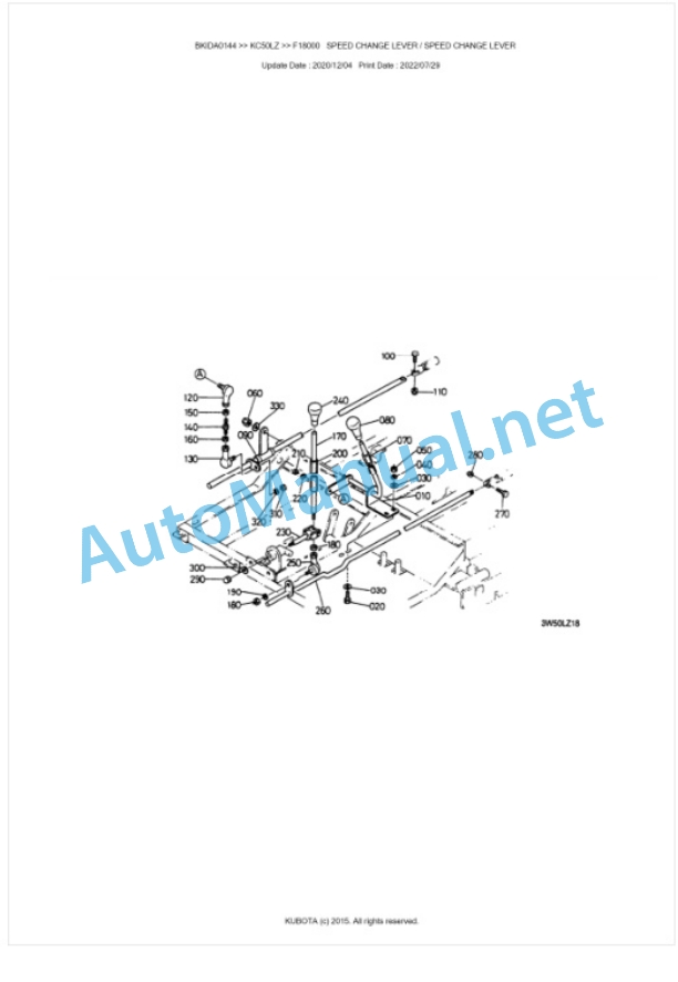 Kubota KC50LZ Parts Manual PDF BKIDA0144 4 Kubota KC50LZ Parts Manual PDF BKIDA0144-4