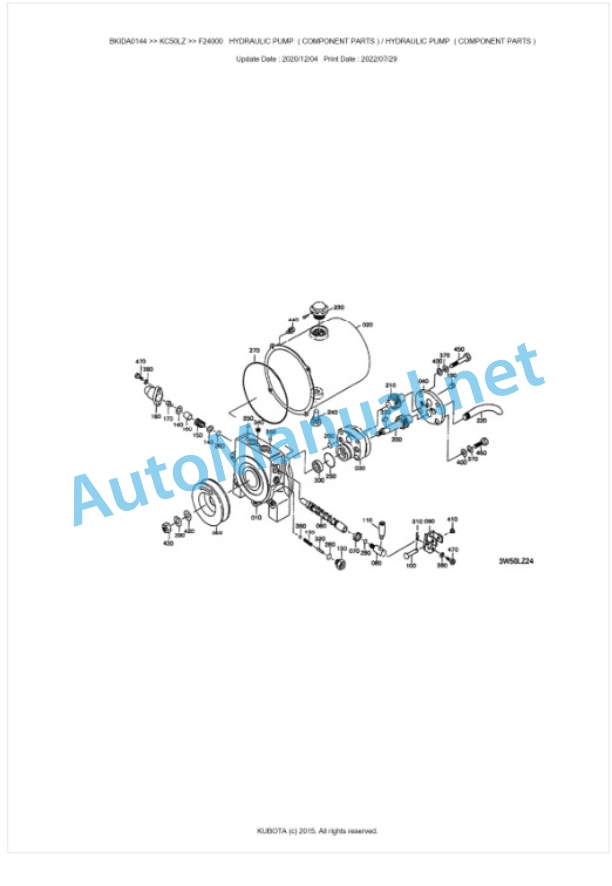 Kubota KC50LZ Parts Manual PDF BKIDA0144 5 Kubota KC50LZ Parts Manual PDF BKIDA0144-5