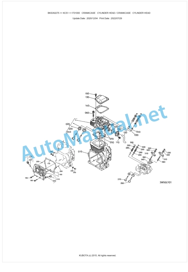 Kubota KC51 Parts Manual PDF BKIDA0275 1 Kubota KC51 Parts Manual PDF BKIDA0275