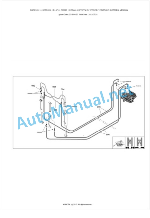 Kubota KC70-H SL HD -4P Parts Manual PDF BKIDE5151 4 Kubota KC70-H SL HD -4P Parts Manual PDF BKIDE5151-4
