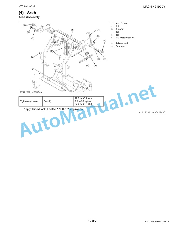 Kubota KX018-4 Excacator Workshop Manual PDF 2 Kubota KX018-4 Excacator Workshop Manual PDF-2