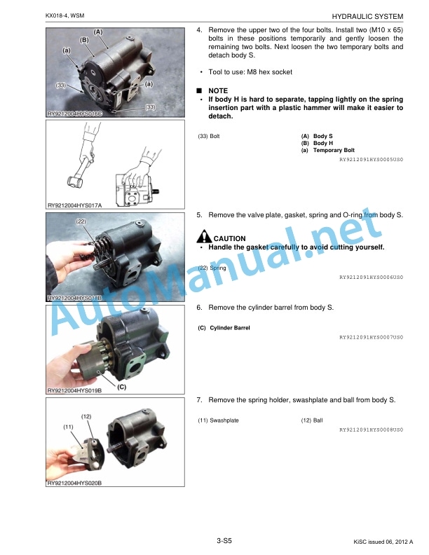 Kubota KX018-4 Excacator Workshop Manual PDF 3 Kubota KX018-4 Excacator Workshop Manual PDF-3