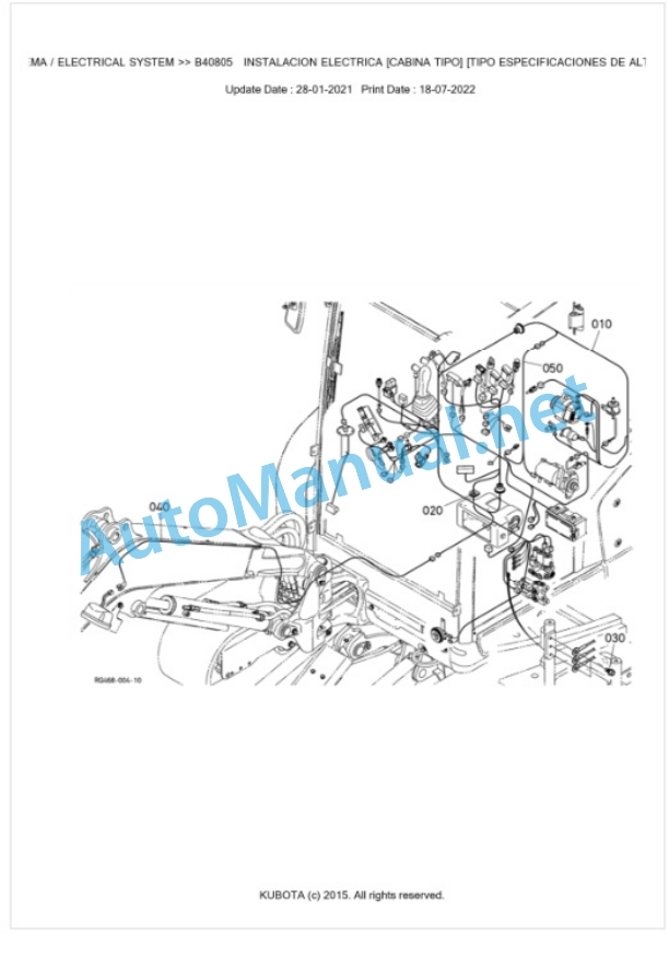 Kubota KX030-4 Parts Manual PDF BKIDK5228 2 Kubota KX030-4 Parts Manual PDF BKIDK5228-2