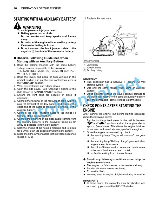 Kubota KX033 Excavator Operators Manual PDF-3
