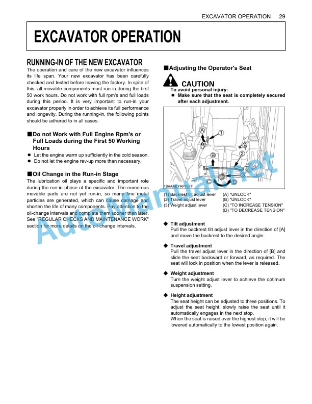 Kubota KX040-4 Excavator Operators Manual PDF 3 Kubota KX040-4 Excavator Operators Manual PDF - Image 3