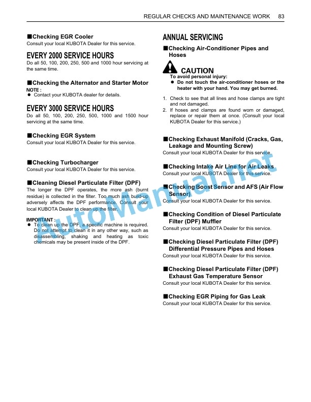 Kubota KX040-4 Excavator Operators Manual PDF 5 Kubota KX040-4 Excavator Operators Manual PDF - Image 5