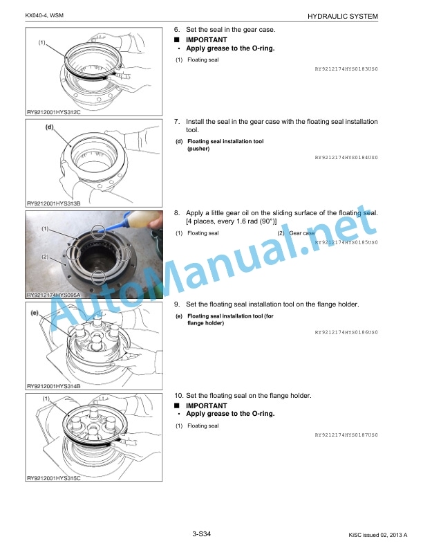 Kubota KX040-4 Excavator Workshop Manual PDF-3