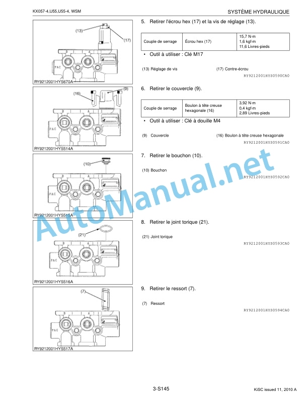 Kubota KX057-4, U55, U55-4 Excavator Workshop Manual PDF 4 Kubota KX057-4, U55, U55-4 Excavator Workshop Manual PDF-4
