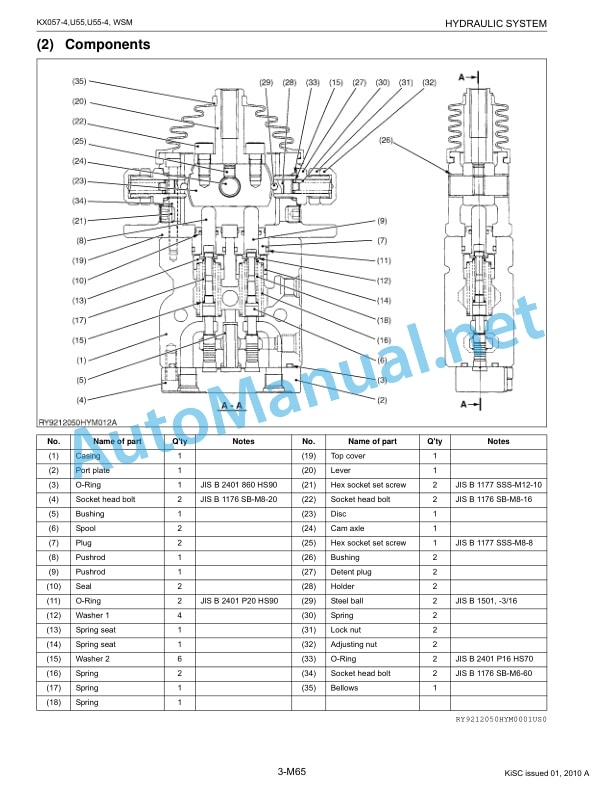 Kubota KX057, U55, U55-4 Excavator Workshop Manual PDF 3 Kubota KX057, U55, U55-4 Excavator Workshop Manual PDF-3
