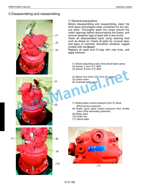 Kubota KX080-3 Excavator Workshop Manual PDF 4 Kubota KX080-3 Excavator Workshop Manual PDF - Image 4