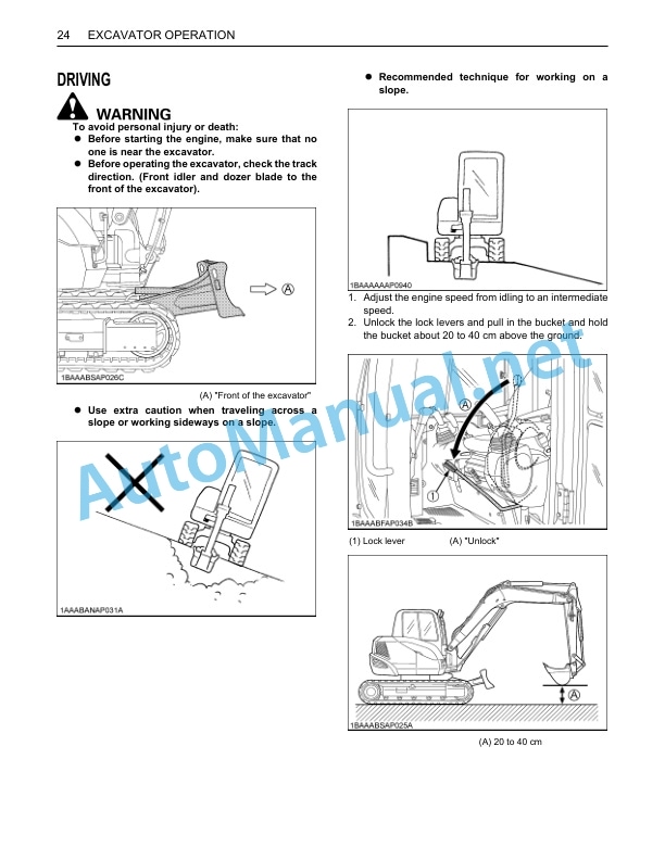 Kubota KX080-3S Excavator Operators Manual PDF 3 Kubota KX080-3S Excavator Operators Manual PDF - Image 3