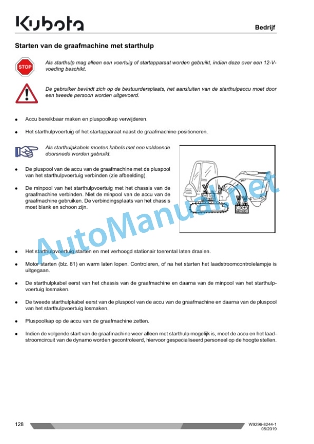 Kubota KX080-4a2 Excavator Operators Manual PDF 4 Kubota KX080-4a2 Excavator Operators Manual PDF - Image 4