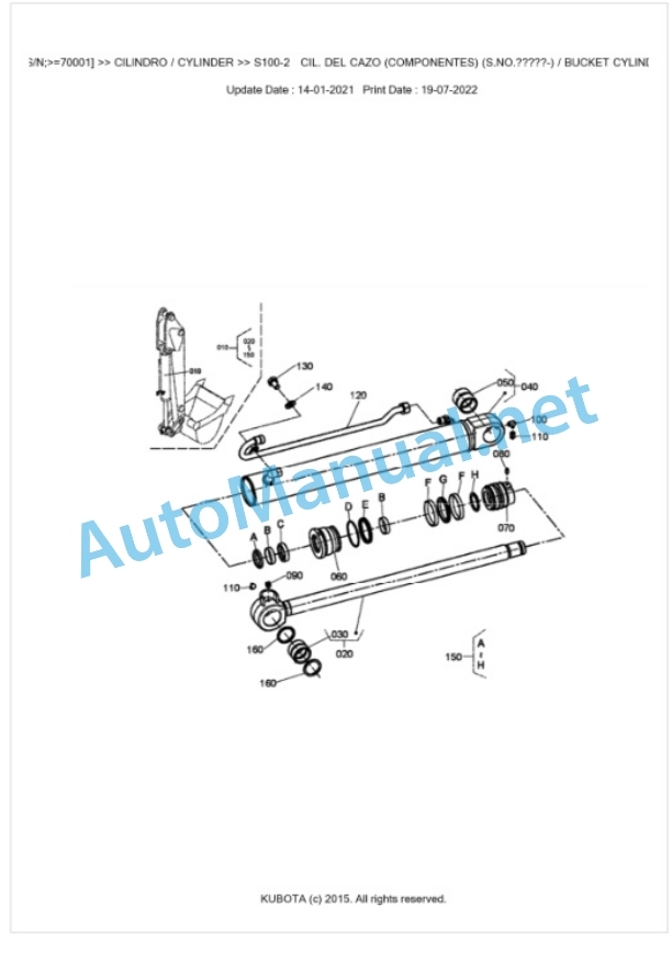 Kubota KX121-3ALPHA Parts Manual PDF BKIDA0304 4 Kubota KX121-3ALPHA Parts Manual PDF BKIDA0304-4