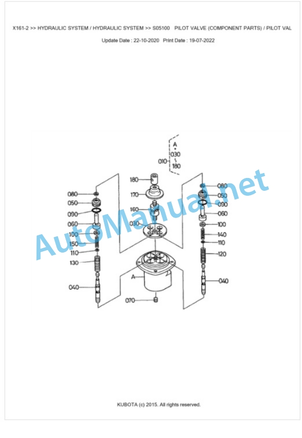 Kubota KX161-2 Parts Manual PDF BKIDK0216 3 Kubota KX161-2 Parts Manual PDF BKIDK0216-3