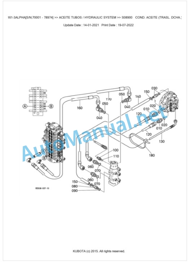 Kubota KX161 Parts Manual PDF BKIDA0305 4 Kubota KX161 Parts Manual PDF BKIDA0305-4