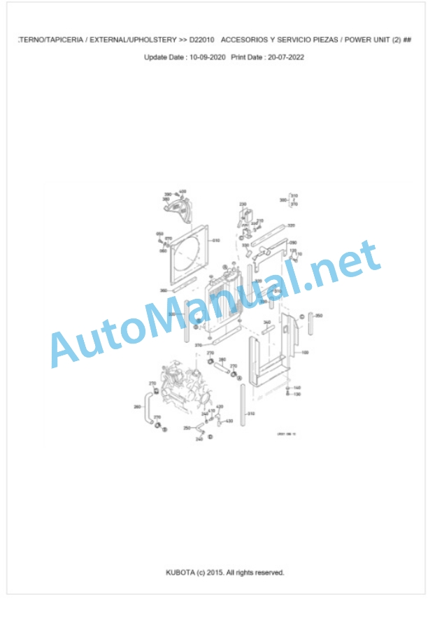 Kubota KX251 Parts Manual PDF BKIDK0585 4 Kubota KX251 Parts Manual PDF BKIDK0585-4