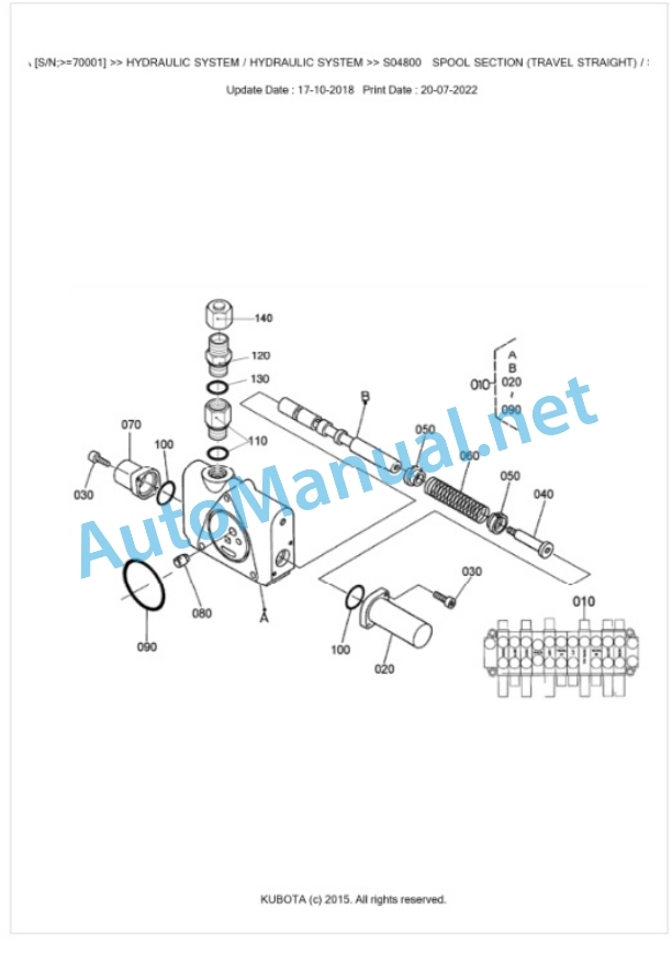 Kubota KX36-2ALPHA Parts Manual PDF BKIDA0259 3 Kubota KX36-2ALPHA Parts Manual PDF BKIDA0259-3