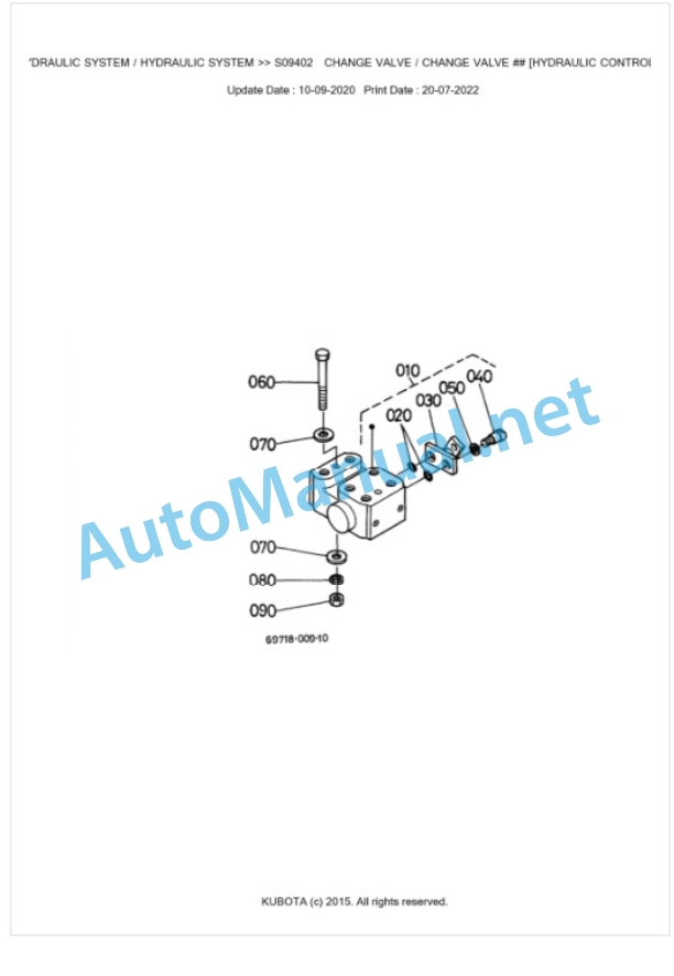 Kubota KX41(H) Parts Manual PDF BKIDA0160 4 Kubota KX41(H) Parts Manual PDF BKIDA0160-4