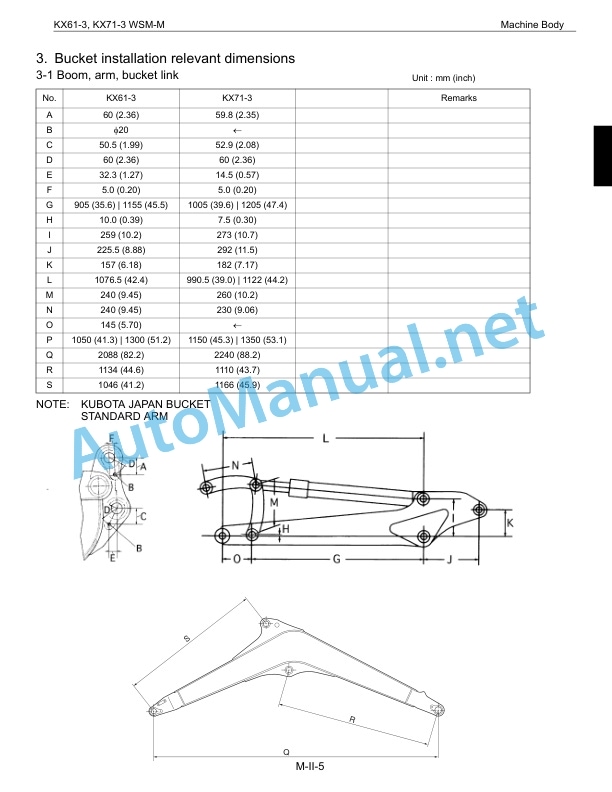 Kubota KX61-3, KX71-3 Mechanism Chapter Excavator Workshop Manual PDF 2 Kubota KX61-3, KX71-3 Mechanism Chapter Excavator Workshop Manual PDF-2