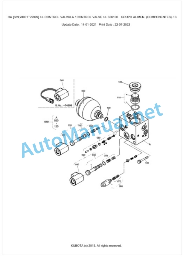 Kubota KX91-3ALPHA Parts Manual PDF BKIDA0302 3 Kubota KX91-3ALPHA Parts Manual PDF BKIDA0302-3