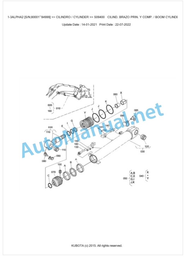Kubota KX91-3ALPHA2 Parts Manual PDF BKIDA0406 4 Kubota KX91-3ALPHA2 Parts Manual PDF BKIDA0406-4