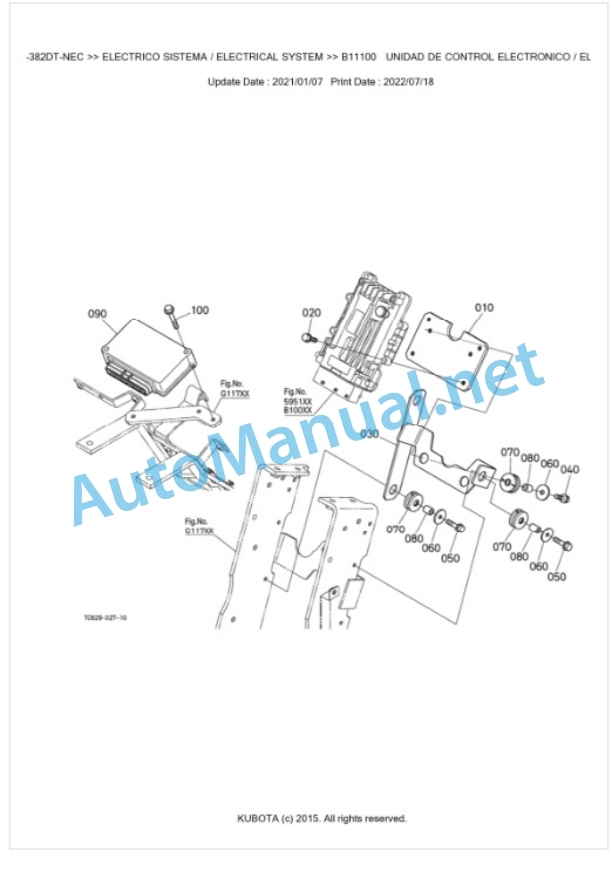 Kubota L1-382DT-NEC Parts Manual PDF BKIDK5461 3 Kubota L1-382DT-NEC Parts Manual PDF BKIDK5461-3