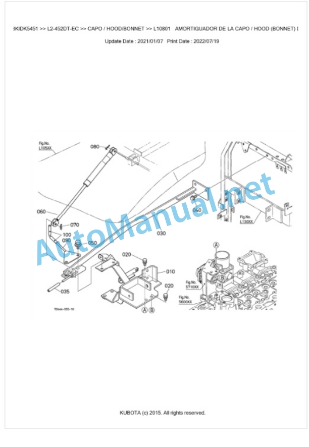 Kubota L1-452DT, L2-452DT Parts Manual PDF BKIDK5451 EC 5 Kubota L1-452DT, L2-452DT Parts Manual PDF BKIDK5451 EC-5