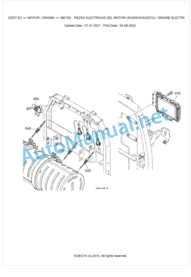 Kubota L1-522DT, L2-522DT Parts Manual PDF BKIDK5444 EC 2 Kubota L1-522DT, L2-522DT Parts Manual PDF BKIDK5444 EC-2