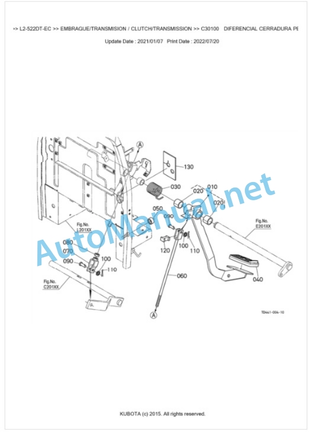 Kubota L1-522DT, L2-522DT Parts Manual PDF BKIDK5453 EC 3 Kubota L1-522DT, L2-522DT Parts Manual PDF BKIDK5453 EC-3
