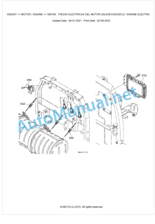 Kubota L1-552HST Parts Manual PDF BKIDK5447 2 Kubota L1-552HST Parts Manual PDF BKIDK5447-2