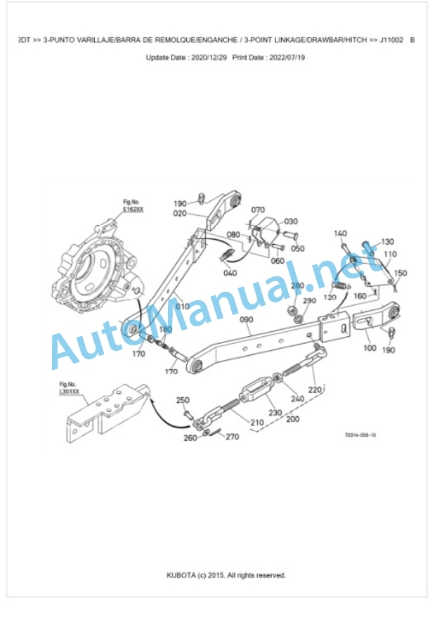 Kubota L2-372DT Parts Manual PDF BKIDK5438 5 Kubota L2-372DT Parts Manual PDF BKIDK5438-5