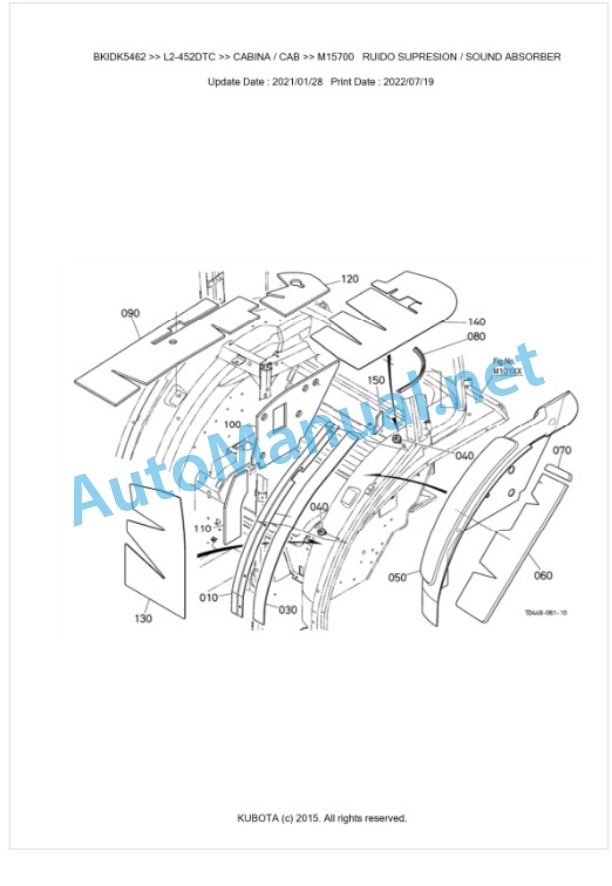 Kubota L2-452DTC Parts Manual PDF BKIDK5462 5 Kubota L2-452DTC Parts Manual PDF BKIDK5462-5