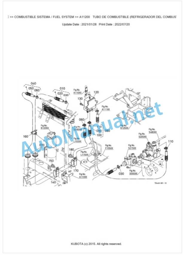 Kubota L2-522DTC Parts Manual PDF BKIDK5463 2 Kubota L2-522DTC Parts Manual PDF BKIDK5463-2