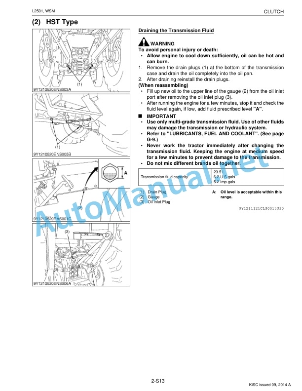 Kubota L2501 Tractor Workshop Manual PDF 3 Kubota L2501 Tractor Workshop Manual PDF-3