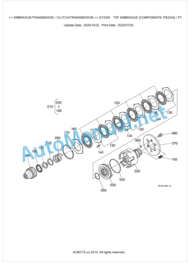 Kubota L2501DT Parts Manual PDF BKIDK5271 3 Kubota L2501DT Parts Manual PDF BKIDK5271-3