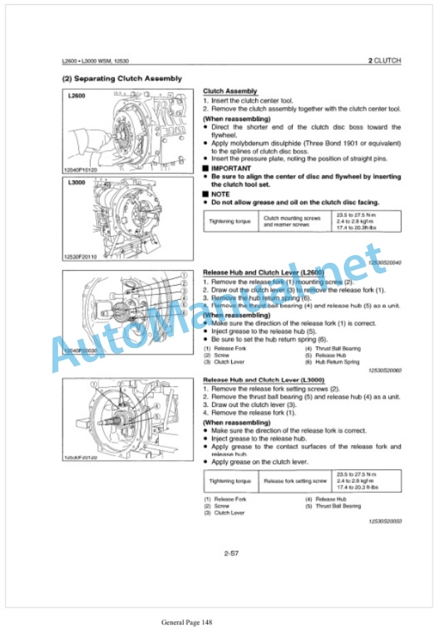 Kubota L2600, L3000 Workshop Manual PDF 3 Kubota L2600, L3000 Workshop Manual PDF-3