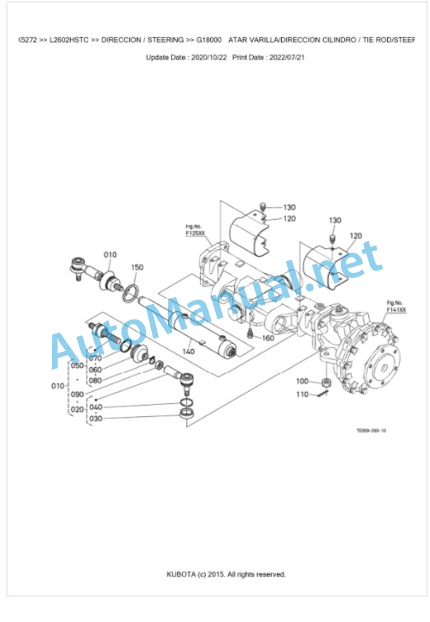 Kubota L2602HSTC Parts Manual PDF BKIDK5272 4 Kubota L2602HSTC Parts Manual PDF BKIDK5272-4