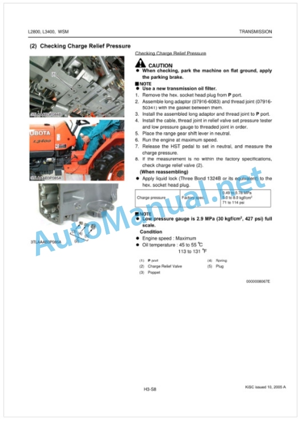 Kubota L2800, L3400 Tractor Workshop Manual PDF 4 Kubota L2800, L3400 Tractor Workshop Manual PDF-4
