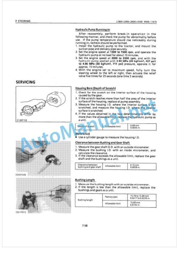 Kubota L2900, L33300, L3600, L4200 Workshop Manual PDF 3 Kubota L2900, L33300, L3600, L4200 Workshop Manual PDF-3